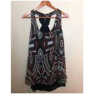 *Bisou Bisou* Sleeveless Racer back Blouse